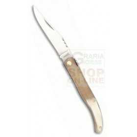 CROSSNAR KNIFE LAGUIOLE HANDLE IN BULL HORN BLADE CM. 6