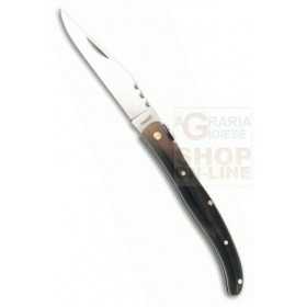 CROSSNAR KNIFE LAGUIOLE HANDLE IN BULL HORN BLADE CM. 8.5 MOD.