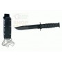 CROSSNAR KNIFE FIXED BLADE WITH FOFERO IN ABS COLOR BLACK CM. 15