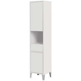 FERIDRAS COLONNA BAGNO PORTASCIUGAMANI IN NOBILIATO LACCATO BIANCO LINEA MONDO 2.0 CM. 40x35x183h.