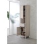 FERIDRAS COLONNA BAGNO PORTASCIUGAMANI IN NOBILIATO MELANICO ROVERE CHIARO LINEA MONDO 2.0 CM. 40x35x183h.