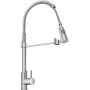 FERIDRAS MISCELATORE MONOCOMANDO LAVELLO CON MOLLA MANIGLIA CORTA SERIE KITCHEN