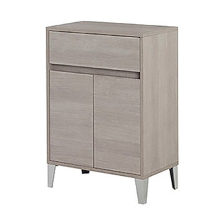FERIDRAS MOBILE BASE DOPPIA IN NOBILIATO MELANICO ROVERE CHIARO LINEA MONDO 2.0 CM. 60x32x85h.