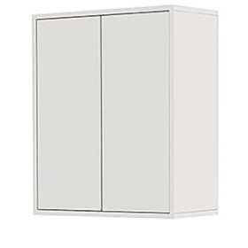 FERIDRAS PENSILE DOPPIO IN NOBILIATO LACCATO BIANCO LINEA MONDO2.0 CM. 60x30x72h.