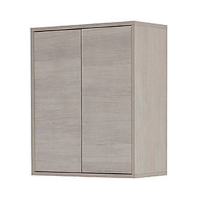FERIDRAS PENSILE DOPPIO IN NOBILIATO MELANICO ROVERE CHIARO LINEA MONDO 2.0 CM. 60x30x72h.
