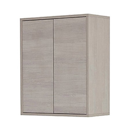 FERIDRAS PENSILE DOPPIO IN NOBILIATO MELANICO ROVERE CHIARO LINEA MONDO 2.0 CM. 60x30x72h.