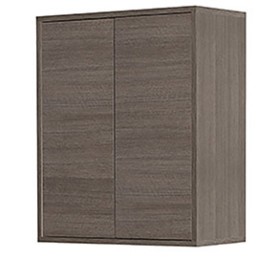 FERIDRAS PENSILE DOPPIO IN NOBILIATO MELANICO ROVERE SCURO LINEA MONDO 2.0 CM. 60x30x72h.