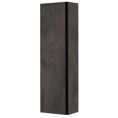 FERIDRAS PENSILE IN NOBILIATO MELANICO OSSIDOGRIGIO LINEA OXID CM. 40x26x135h.