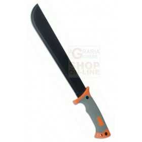 CROSSNAR MACHETE WITH BICOLORED ABS HANDLE BURNISHED BLADE WITH