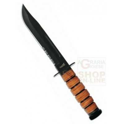 CROSSNAR DAGGER WITH REINFORCED LEATHER HANDLE STEEL 420 BLADE