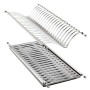 SCOLAPIATTI SCOLABICCHIERI ACCIAIO INOX CON VASCHETTA L.CM 60