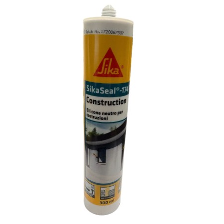 Sika seal-174 Silicone acetico universale marrone ml. 300