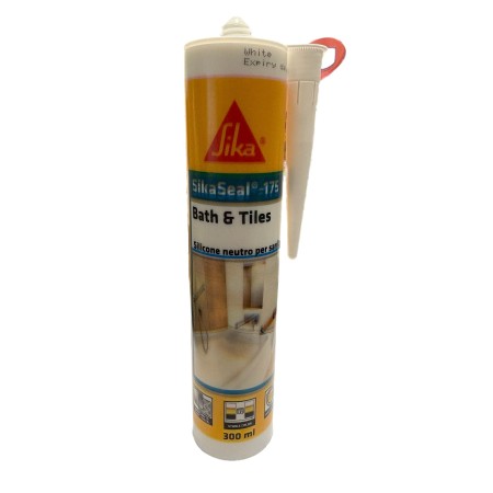 Sika seal-175 silicone multiuso bianco per sanitari ml. 300