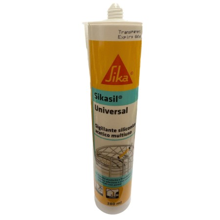 Sika sil Silicone acetico universale trasparente ml. 280