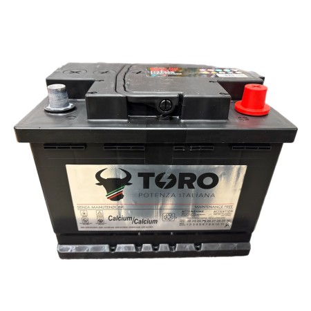 TORO BATTERIA PER AUTO 12V 100Ah 7500AEN CON POLO POSITIVO A DESTRA