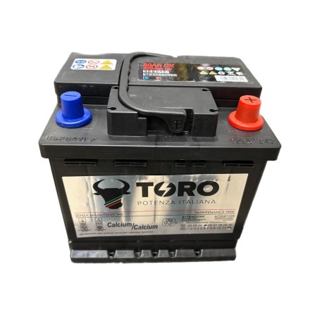 TORO BATTERIA PER AUTO 12V 50Ah 400AEN CON POLO POSITIVO A DESTRA