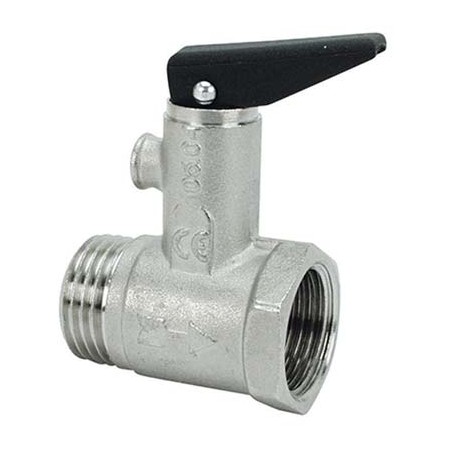 VALVOLA SICUREZZA CON LEVA PER SCALDACQUA OTTONE
