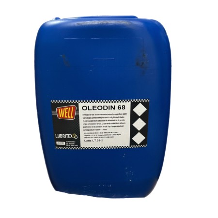 WELL OLEODIN 68 OLIO IDRAULICO ISO 68 LT. 25