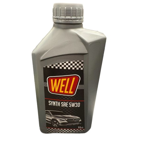WELL SYNTH SAE 5W30 OLIO PER MOTORE DIESEL BENZINA GPL E METANO LT. 1