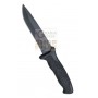 CROSSNAR DAGGER NON-SLIP RUBBER HANDLE 420 CHROME STEEL BLADE