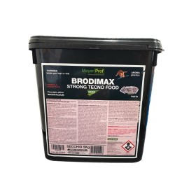 BRODIMAX FORTE STRONG TECNO FOOD PLASTICA VELENO PER TOPI TOPICIDA BIOCIDA kg. 5