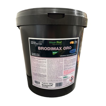 BRODIMAX ORO TOPICIDA FIOCCATO SPEZZATO GIRASOLE AROMA BISCOTTO KG. 10