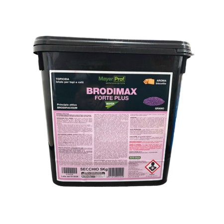 BRODIMAX TOPICIDA GRANULARE FORTE IDEALE PER AVICOLE KG. 5