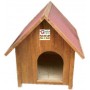 KENNEL FOR DOG ALAMO IN PAINTED WOOD CM. 81X103X103H