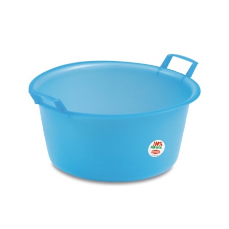 Stefanplast Bacinella In polietilene rotonda azzurra diam. cm. 50 lt. 30