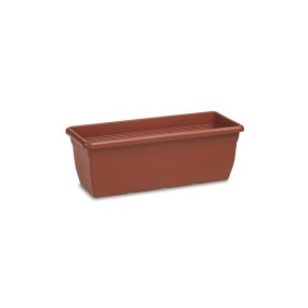 STEFANPLAST BALCONETTA VASO RETTANGOLARE IN PLASTICA MEDITERRANEO TERRACOTTA cm. 60x20x16h.