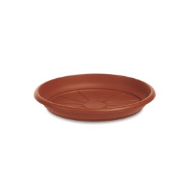 STEFANPLAST SOTTOVASO TONDO IN PLASTICA MEDITERRANEO TERRACOTTA cm. 30