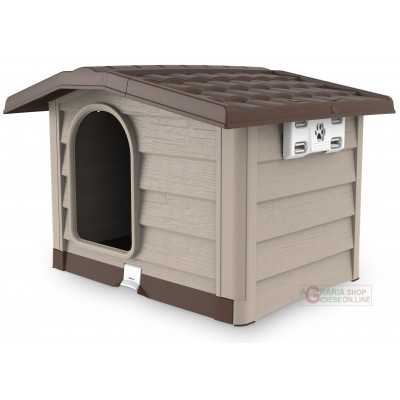 Kennel for medium-sized dogs Bama Bungalow beige dimensions cm.