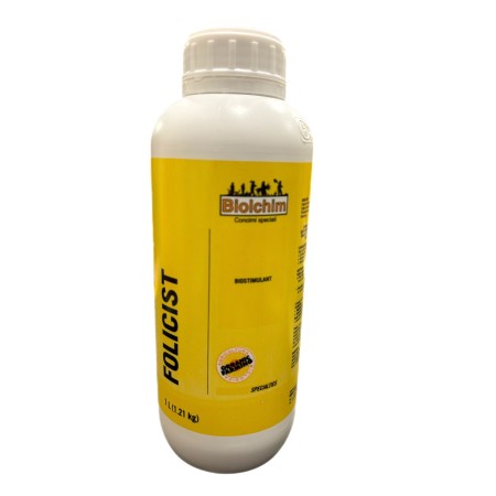 BIOLCHIM FOLICIST BIOPROMOTORE BIOLOGICO PER LA FIORITURA E ALLEGAGIONE A BASE A BASE DI ACIDO FOLICO LT. 1