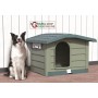 Kennel for medium-sized dogs Bama Bungalow green dimensions cm.