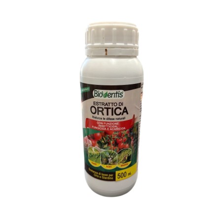 BIOVENTIS ESTRATTO DI ORTICA CON AZIONE INSETTICIDA FUNGICIDA E ACARICIDA ML. 500