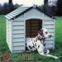 KENNEL FOR DOGS OF MEDIUM SIZE IN PLASTIC PVC CM.78x84x80h.