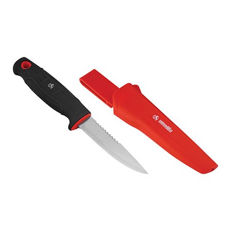 AUSONIA COLTELLO PUGNALE MULTIUSO CON LAMA IN ACCIAIO INOX CM. 10
