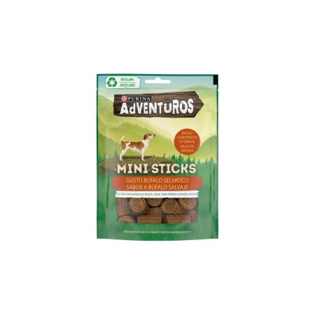ADVENTUROS Sticks WITH BUFFALO FLAVOR FOR SMALL DOGS GR. 90