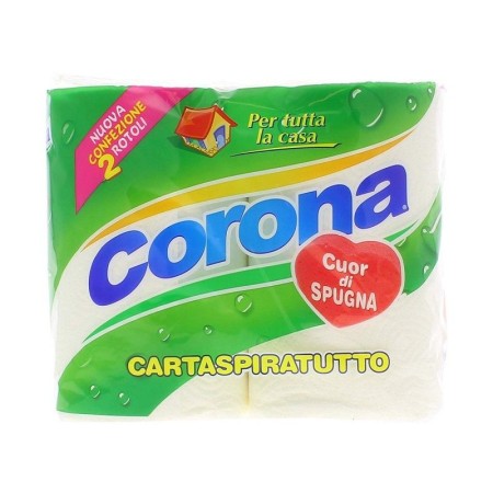 CORONA ASCIUGAT.CUOR DI SPUGNA 2 ROTOLI