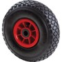 RUOTA PNEUMATICA PER CARRELLI MOZZO CENTRATO WORKIT 3.00x4" DISCO PLT MOZZO MM. 75 F.MM 20