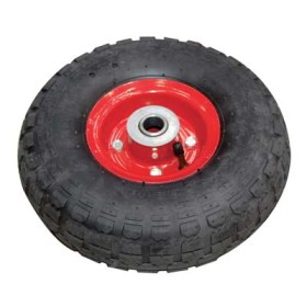 RUOTA PNEUMATICA PER CARRELLI MOZZO CENTRATO WORKIT 3.50x4" DISCO PLT MOZZO MM. 70 F.MM 20