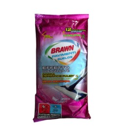 BRAWN PANNI IGIENIZZ.PAVIMENTI 12PZ