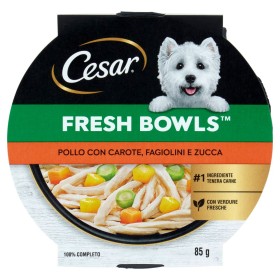 CESAR CANE 85GR FRESH BOWLS POLLO CAROTE FAG.
