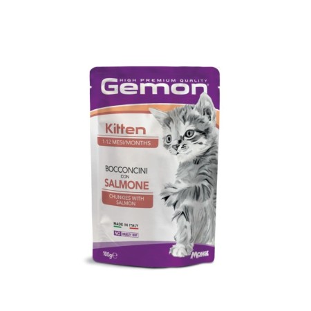 GEMON BUSTE GATTO SALMONE GR 100