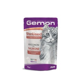 GEMON BUSTE GATTO STERILIZZATO SALMONE GR 100