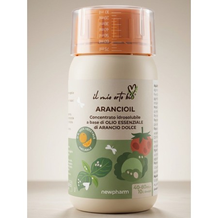 Newpharm Arancioil Olio vegetale concentrato a base base di olio essenziale di arancio dolce ml. 200