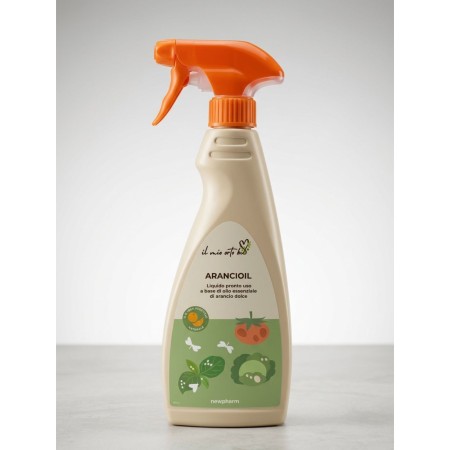 Newpharm Arancioil Olio vegetale pronto uso spray base base di olio essenziale di arancio dolce ml. 200