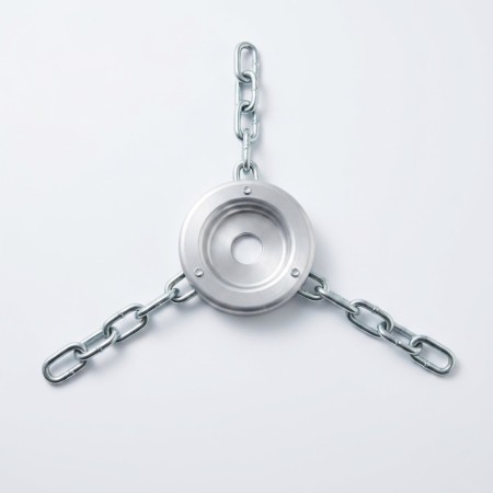 BROGIO GRUPPO TAGLIENTE FLESSIBILE DISCO CON 3 CATENE