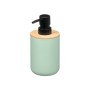 DISPENSER SAPONE DI PLASTICA BAMBU COLORE MENTA CM. 7,3x15,8