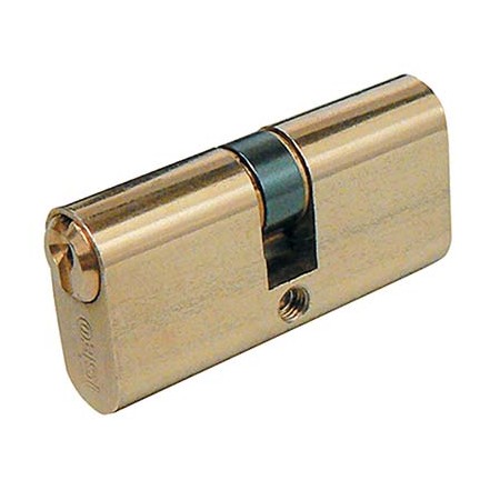 ISEO CILINDRO OVALE 8300 OTTONE CHIAVI 3 MM. 54 27+27